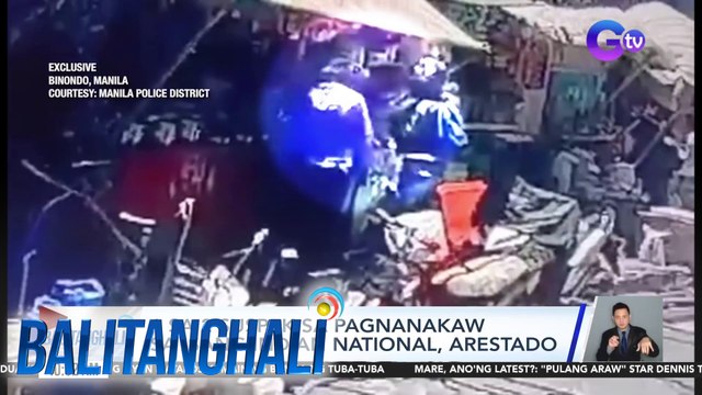 1 sa 2 suspek sa pagnanakaw sa isang Indian national, arestado | Balitanghali