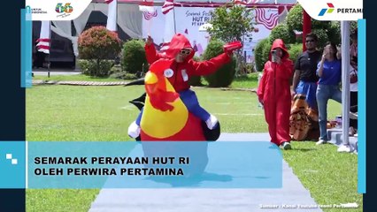PERWIRA PERTAMINA TURUT RAYAKAN HUT RI KE-79 DI KANTOR PUSAT DENGAN SEMARAK