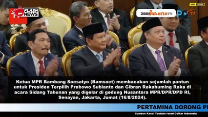 KETUA MPR RI BERIKAN PANTUN UNTUK PRESIDEN DAN WAKIL PRESIDEN RI TERPILIH PRABOWO-GIBRAN