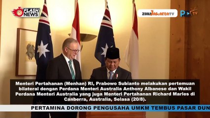 PRABOWO DAN PERDANA MENTERI AUSTRALIA GELAR PERTEMUAN BILATERAL BAHAS TANTANGAN REGIONAL DAN LATIHAN BERSAMA