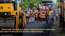 1,7 KM JALAN PAKUWON-CIPEUTEUY KEC.KABANDUNGAN SUKABUMI DIPERBAIKI, TINGKATKAN KENYAMANAN MOBILITAS MASYARAKAT
