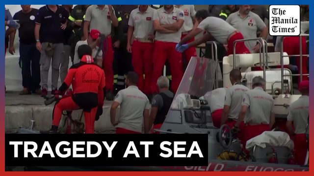 Bodies recovered as wreck of sunken luxury yacht off Sicily arrives at port