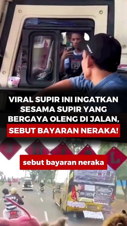 Viral Supir Ini Ingatkan Sesama Supir yang Bergaya Oleng di Jalan, Sebut Bayaran Neraka!