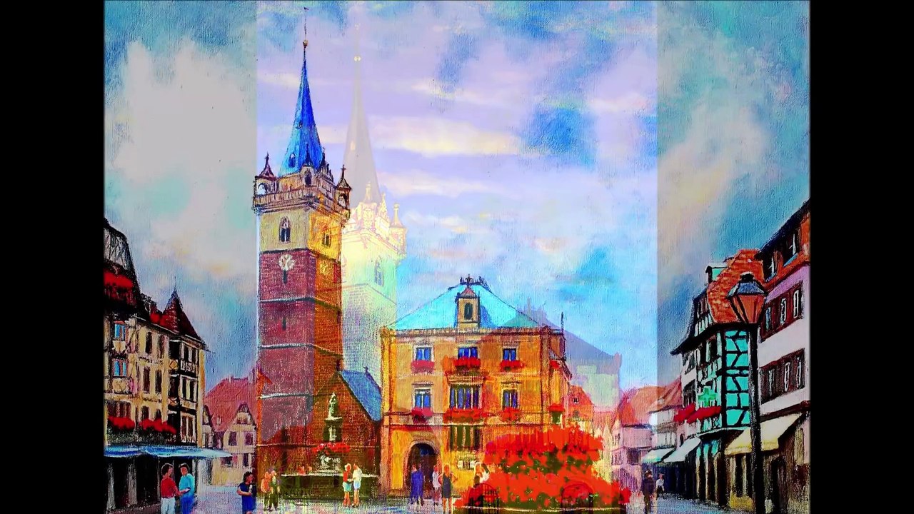 #SuperbesObernaiNocturne7, #Peintures7 , Superbes7  ,#Obernai7 , #Obernai8 ,