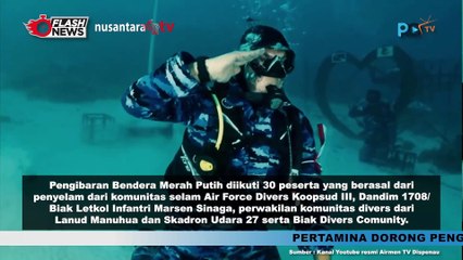 Koopsud III Gelar Upacara Bendera di Dasar Laut untuk HUT ke-79 RI dan Promosi Destinasi Bahari