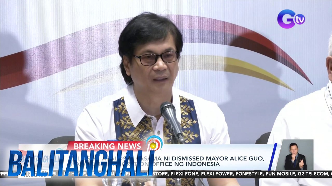 EXCLUSIVE: 2 kasamahan ni dismissed Mayor Alice Guo, hawak na ng mga awtoridad sa Indonesia, ayon kay DILG Sec. Abalos | Balitanghali