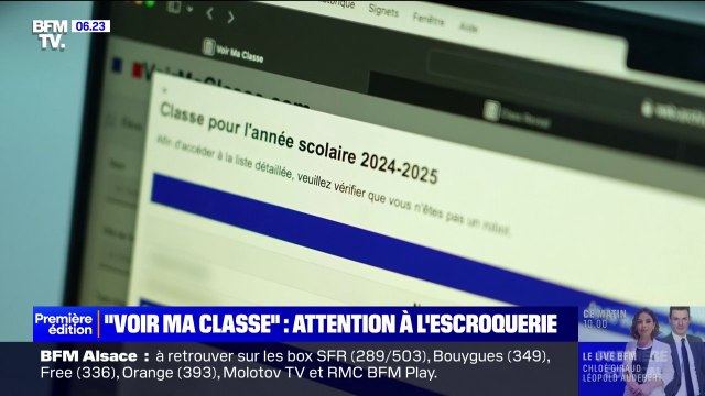 Rentrée scolaire: des sites frauduleux feraient découvrir les compostions des classes, attention à l'escroquerie