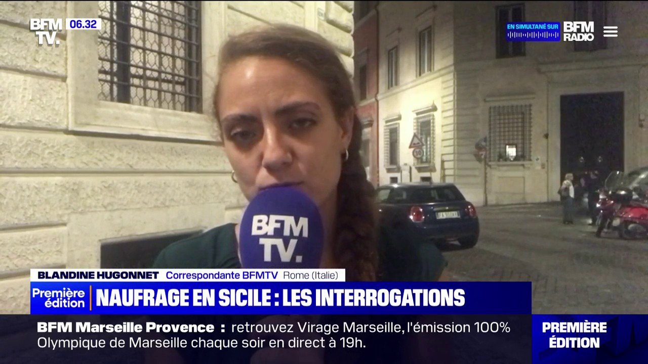 Naufrage en Sicile: une enquête ouverte avec des hypothèses dont celle de l'erreur humaine