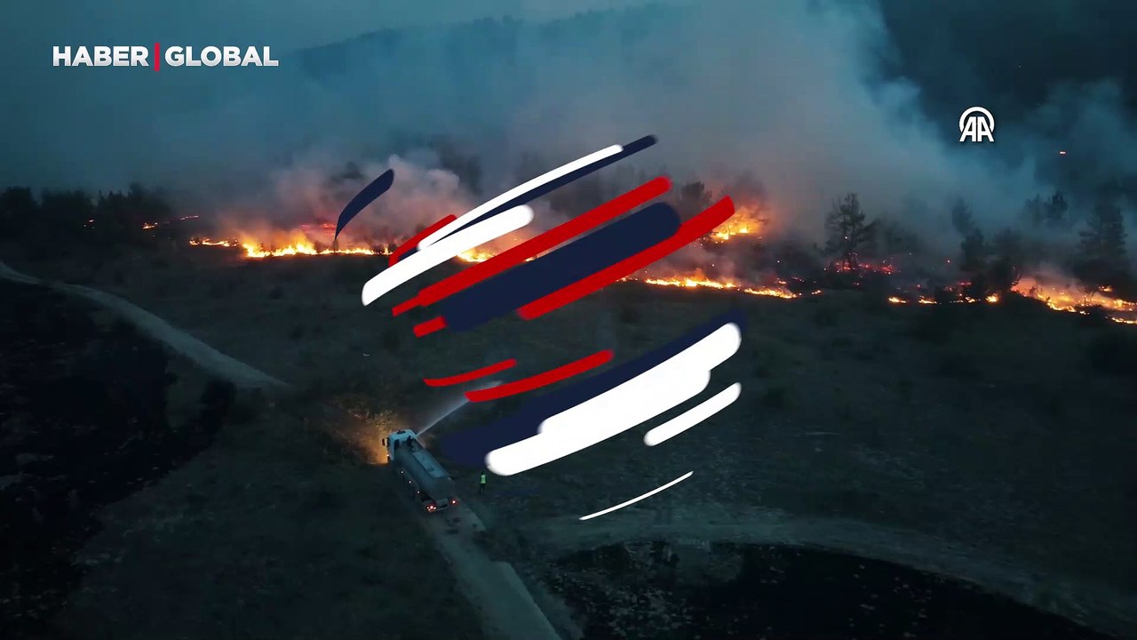 Ankara'da otluk alanda başlayan yangın Bolu'da ormana sıçradı