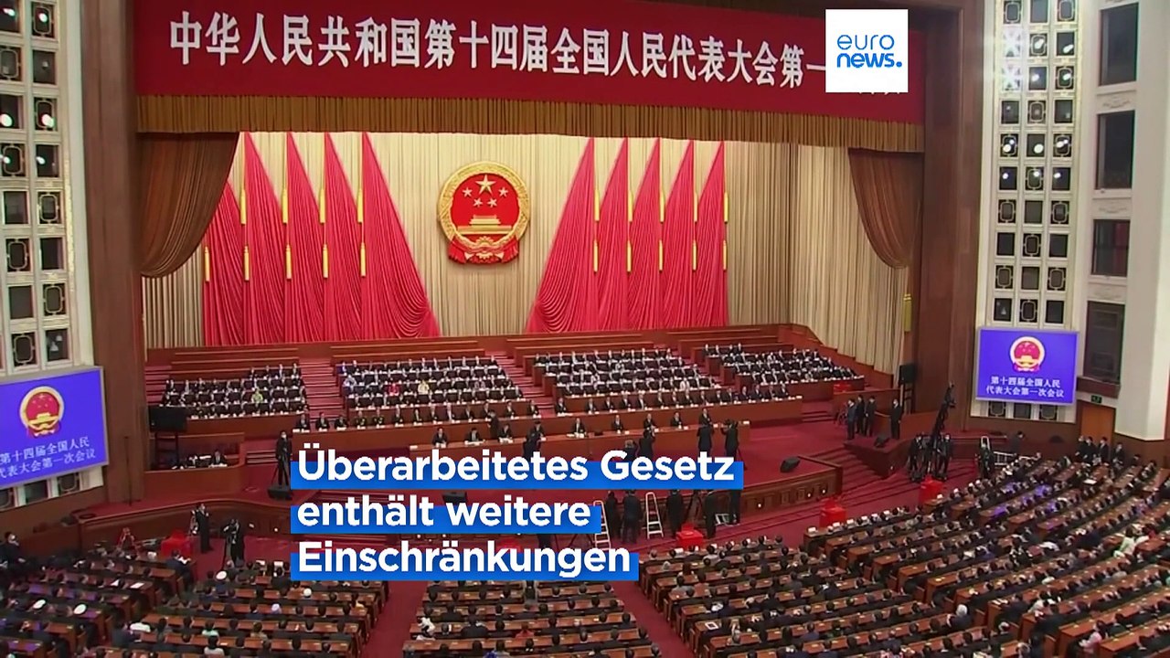 China reagiert auf EU-Bedenken zum Antispionagegesetz