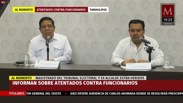 Autoridades emiten declaraciones sobre ataques armados a funcionarios en Ciudad Victoria, Tamaulipas