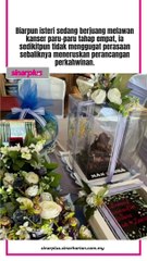 Allahuakbar sebak, mulianya hati sang suami. Semoga Nor Azurah sihat kembali, selamat pengantin baharu