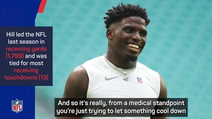 McDaniel taking a risk-free approach to Tyreek Hill's injury