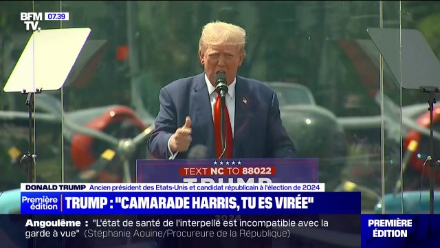 Camarade Harris, tu es virée : en meeting en Caroline du Nord, Donald Trump a une nouvelle fois attaqué Kamala Harris