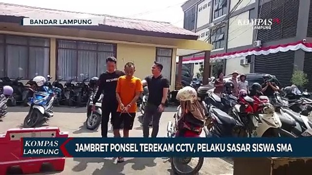Aksi Jambret Ponsel Terekam CCTV, Pelaku Sasar Siswa SMA