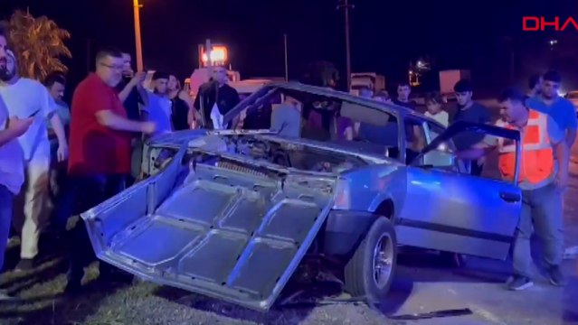 Işık ihlali yapan kamyonet, 2 araca çarptı: 1 ölü, 2 yaralı