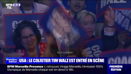 Download Video: Présidentielle américaine: l'entrée tonitruante du colistier de Kamala Harris, Tim Walz, a séduit les partisans démocrates