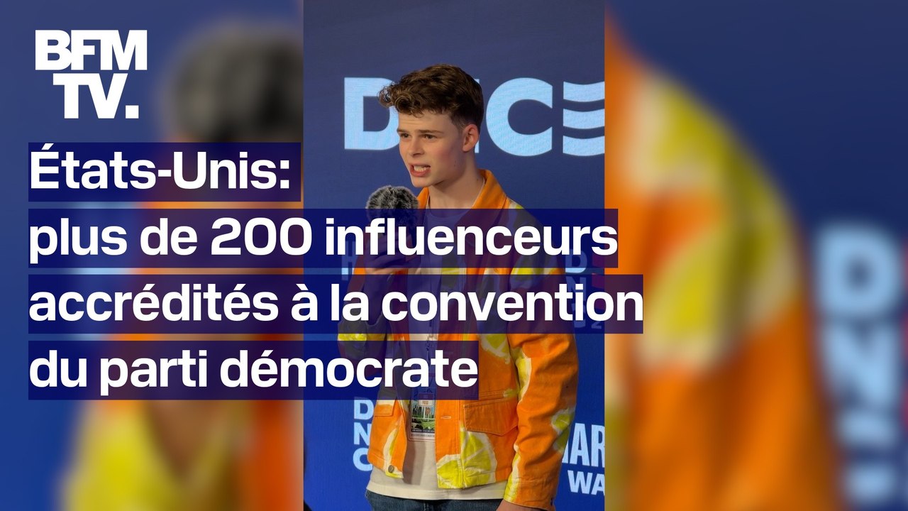 Présidentielle américaine: plus de 200 créateurs de contenus accrédités à la convention démocrate