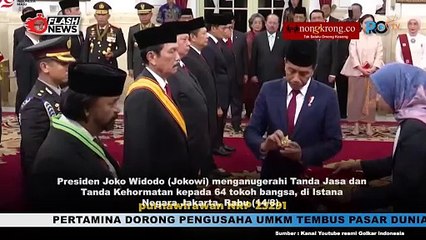 Kader Golkar dan Sejumlah Menteri Menerima Tanda Jasa dan Kehormatan