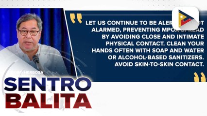 Tumamang ika-10 mpox case ng bansa, mild variant ayon sa DOH