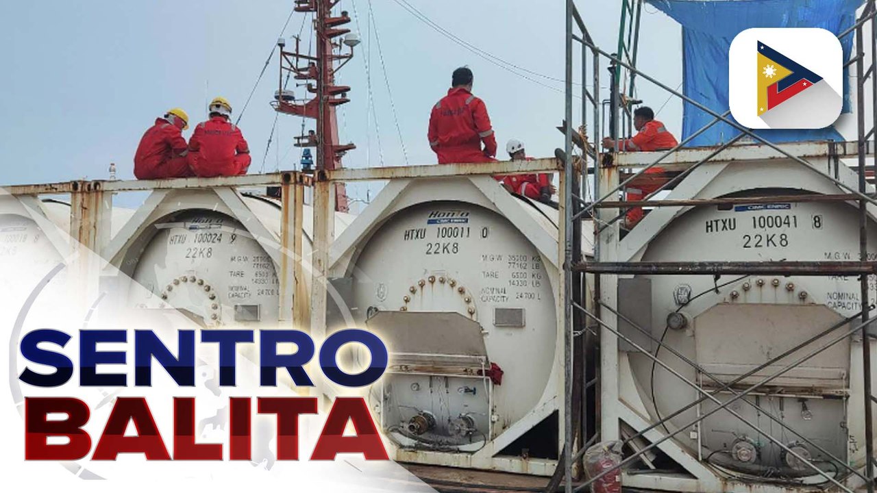 PCG, maingat umano sa isinasagawang siphoning operation sa lumubog na MTKR Terranova sa Bataan; 81,000 litro ng oil waste, nakuha