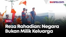Orasi Reza Rahardian di Depan Gedung DPR Negara Ini Bukan Milik Keluarga Tertentu