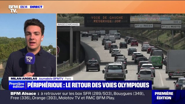 Jeux paralympiques: c'est le grand retour des voies olympiques sur le périphérique parisien dès ce jeudi 22 août