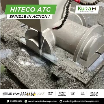 Hiteco ATC Spindle in Action | Spindle | Kuvam Technologies |
