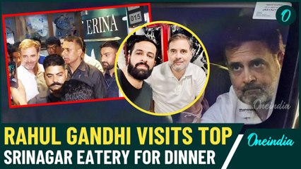 Watch: Rahul Gandhi's Late Night Ice Cream Hunt At Srinagar's Dal lake Goes Viral