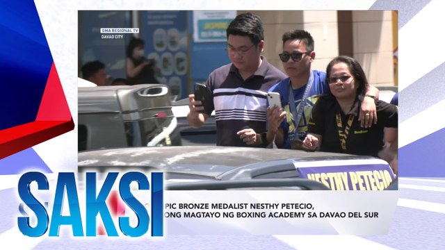 SAKSI RECAP: Olympic bronze medalist Nesthy Petecio, planong magtayo ng boxing academy sa Davao del Sur (Originally aired on Aug 21, 2023)