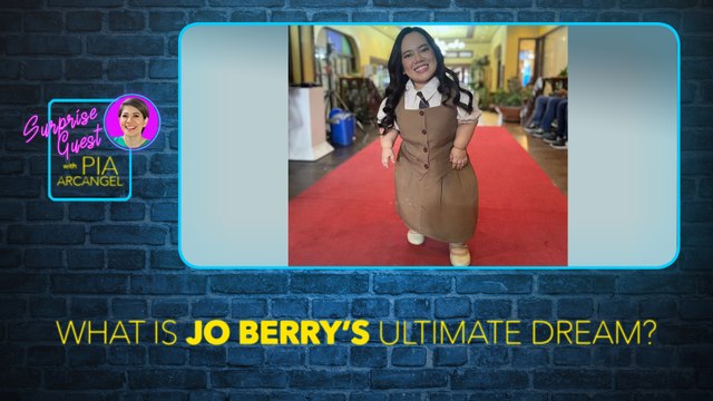 Jo Berry, pangarap na maging abogado | Suprise Guest with Pia Arcangel