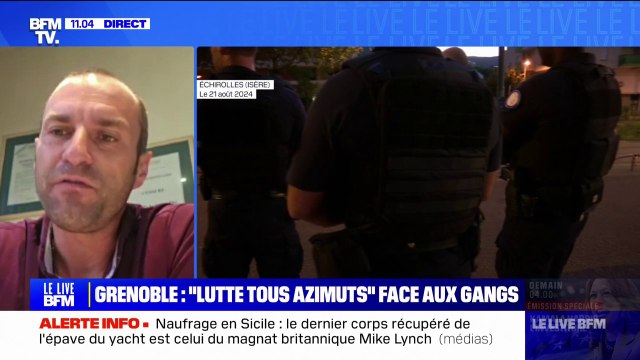 Stéphane Gianesello (Alliance Police Nationale), sur les fusillades à Grenoble: Dès que les renforts CRS partent, le point de deal se remet en place et c'est reparti de plus belle