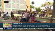 En Venezuela más de 84 mil niños son beneficiados por los planes vacacionales impulsados por el gobierno bolivariano