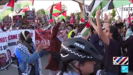 Convention démocrate : des milliers de manifestants pro-Palestine rassemblés à Chicago