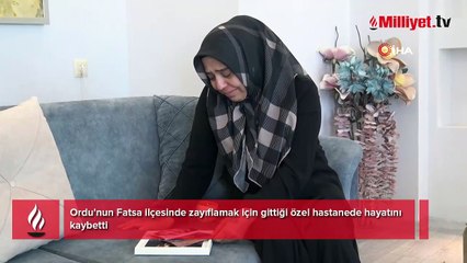 Zayıflamak için girdiği hastaneden cenazesi çıktı! Tam 3 kez ameliyat ettiler