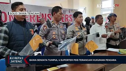 Bawa Senjata Tumpul, 4 Suporter PSIS Terancam Hukuman Penjara