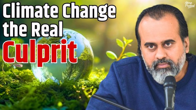 Climate Change - the real culprit || Acharya Prashant, with IIT - Ropar (2022)