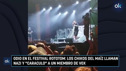 Odio en el festival Rototom: los Chikos del Maíz llaman nazi y "caraculo" a un miembro de Vox