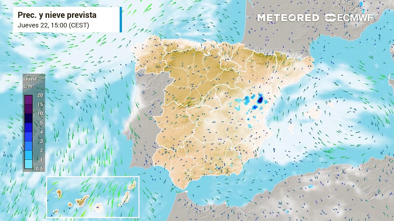 En unas horas habrá tormentas fuertes en varias comunidades
