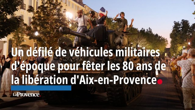 Un défilé de véhicules militaires d'époque pour fêter les 80 ans de la libération d'Aix-en-Provence