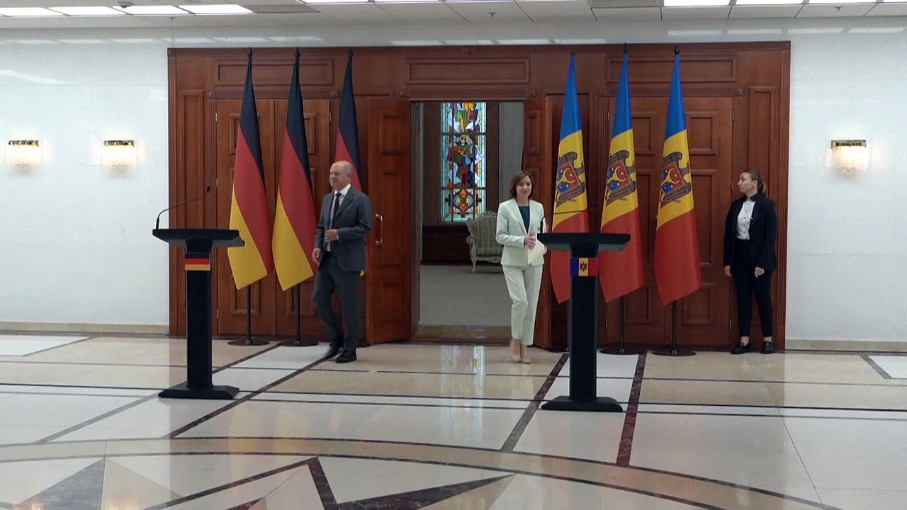 Scholz sichert ukraine-nachbar moldau umfassende hilfe zu