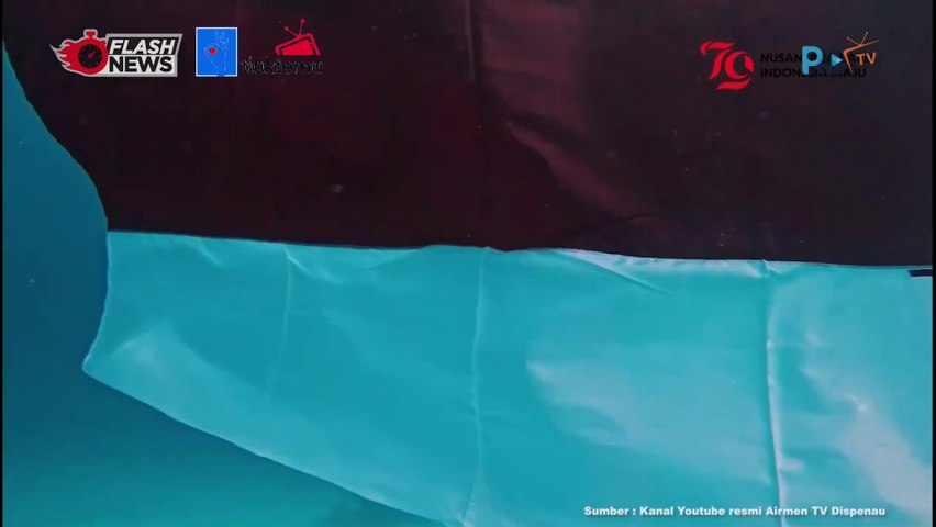KOOPSUD III Kibarkan Bendera Merah Putih Pada Kedalaman 17 Meter Di Perairan Bosnik