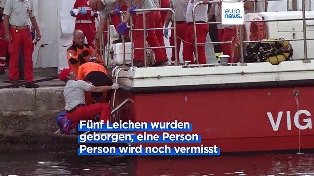 Yacht-Unglück in Sizilien: Leiche des britischen Milliardärs Mike Lynch geborgen