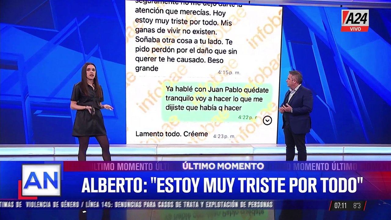 Revelan Nuevos Chats que Complican a Alberto Fernández en Caso de Violencia de Género