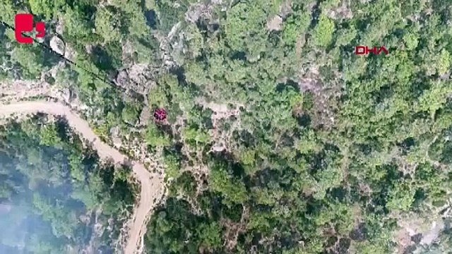 Muğla'nın Yatağan ilçesinde orman yangını