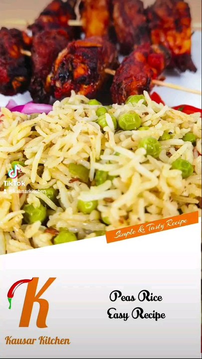 Peas Rice Easy Recipe