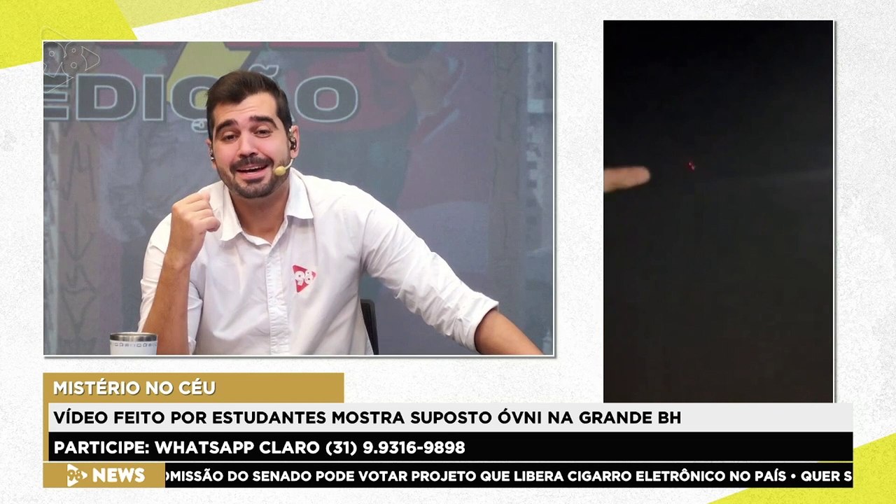 CENTRAL98 | Suposto óvni na grande BH viraliza em vídeo