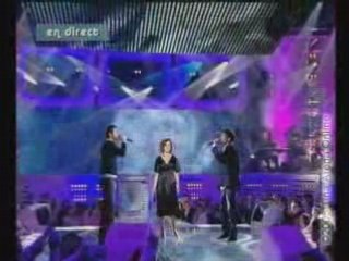 Gregory Lemarchal, Patrick Fiori et Tina Arena