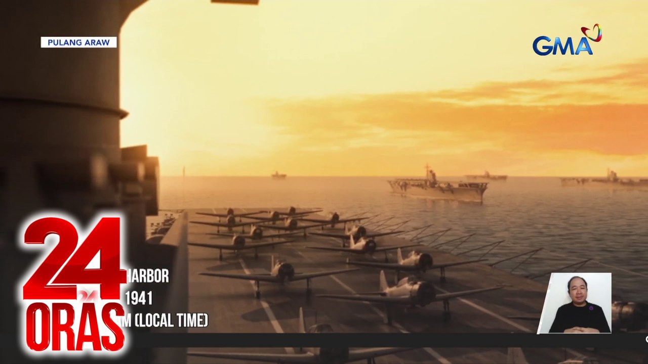 Pagre-create sa Pearl Harbor bombing, inabot ng 5 na buwan gamit ang CGI; mapapanuod sa Pulang Araw bukas | 24 Oras
