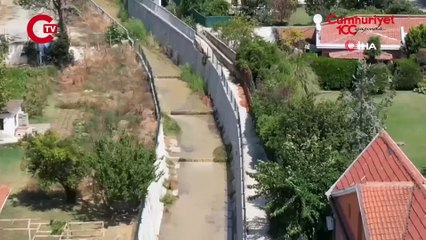 Büyükçekmece Kumburgaz'da denizin rengi değişti